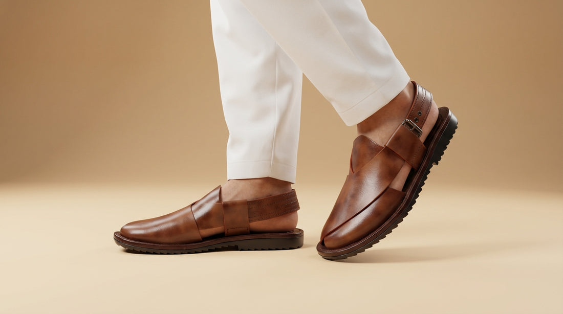 Peshawari Chappal Round Shape